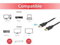 Equip 119253 DisplayPort kabel 3 m Zwart - thumbnail
