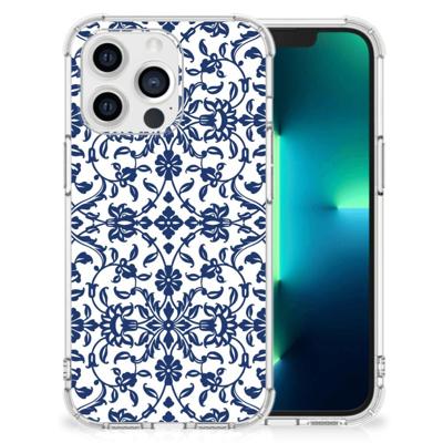 Apple iPhone 13 Pro Case Flower Blue Apple iPhone 13 Pro Case Flower Blue
