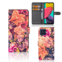 Samsung Galaxy M53 Hoesje Bosje Bloemen - thumbnail