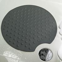 Veiligheidsmat Sealskin Rotondo Rubber 55 cm Antraciet - thumbnail