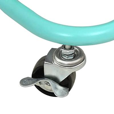 Keukentrolley 3-laags 42x35x85 cm ijzer en ABS turquoise Keukentrolley 3-laags 42x35x85 cm ijzer en ABS turquoise