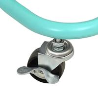 Keukentrolley 3-laags 42x35x85 cm ijzer en ABS turquoise - thumbnail