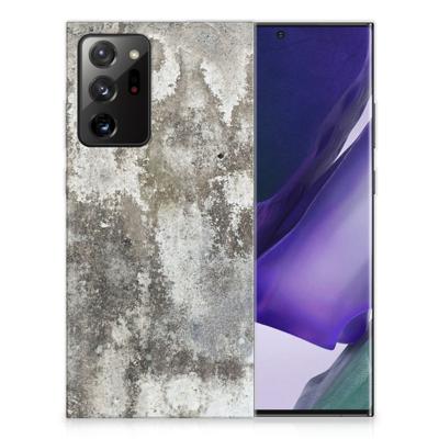 Samsung Galaxy Note20 Ultra | TPU | Siliconen hoesje | Beton Print Samsung Galaxy Note20 Ultra | TPU | Siliconen hoesje | Beton Print
