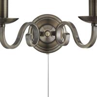 Searchlight Klassieke wandlampRichmond 2-lichts bronsbruin - 1502-2AB - thumbnail