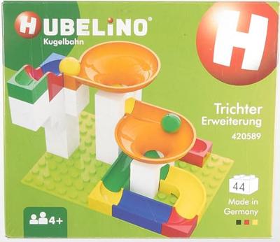 Hubelino knikkerbaan uitbreidingsset trechter, 44dlg.