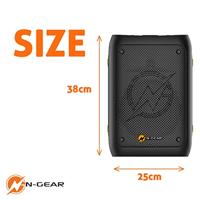 N-GEAR Flash Banger 777 - Draadloze Bluetooth Party Speaker - 2 Microfoons - thumbnail