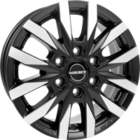 BORBET CW6 black polished matt - thumbnail