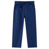 VidaXL Kinderbroek met trekkoord 140 marineblauw - thumbnail