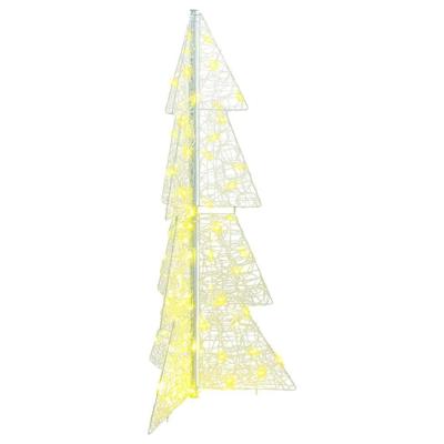 Kerstboom met 100 LED Warmwit 120 cm Acryl Kerstboom met 100 LED Warmwit 120 cm Acryl