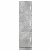 Hoge kast Beton Grijs 31.5 x 32 x 122.5 cm - thumbnail