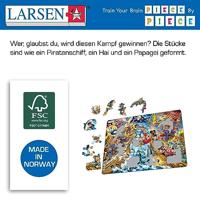 Selecta Larsen legpuzzel het piratengevecht, 39st. - thumbnail