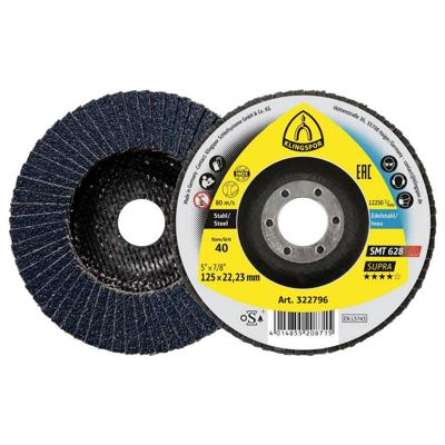 Klingspor 322803 SMT 628 schuurmopschijf, 180 x 22,23 mm korrel 40 recht Diameter 180 mm 10 stuk(s)