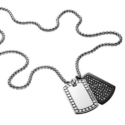 Diesel Double Dogtags Heren Collier DX1169040 Diesel Double Dogtags Heren Collier DX1169040
