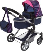 Poppenwagen Reig Combi Neo Pro Marineblauw 63 cm - thumbnail
