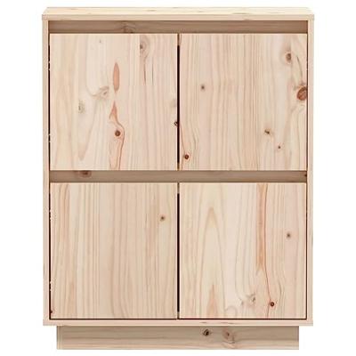 Dressoir 60x34x75 cm massief grenenhout