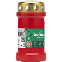 Bolsius graflicht nr.3 rood met deksel - thumbnail