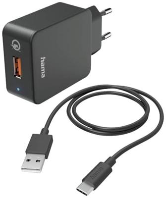 Hama USB-oplader 19.50 W 1x USB-C Zwart Binnen