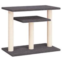 VidaXL Krabpaal met platforms 62,5 cm donkergrijs - thumbnail