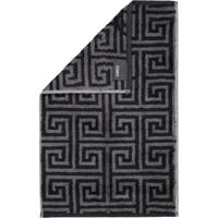 Cawö Cawo Noblesse Elegance Allover print Gastendoekje 30/50 zwart - thumbnail