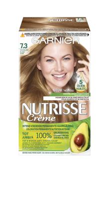 Garnier Nutrisse Crème Permanente Haarverf 7.3 Goudblond