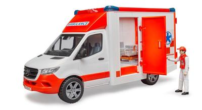 Bruder Mercedes Benz Sprinter Ambulance met Chauffeur