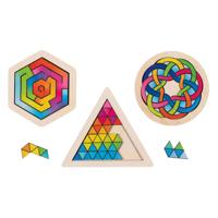 Goki houten breinbreker puzzel, per stuk - thumbnail
