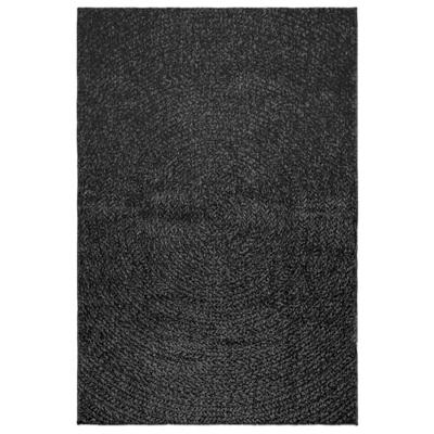 VidaXL Vloerkleed zizur binnen en buiten 120x170cm jute look antraciet