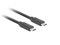 USB-C-kabel Lanberg CA-CMCM-32CU-0010-BK Zwart 1 m - thumbnail