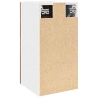 Hangkast 30x31x60 cm bewerkt hout oud houtkleurig - thumbnail