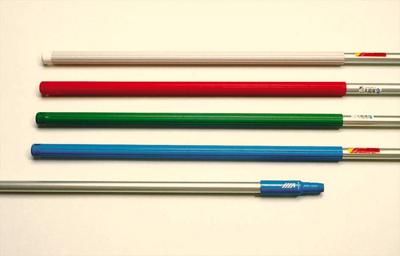 Steel vikan ergonomic 150cm 31mm wit aluminium