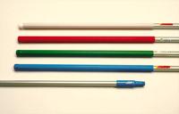 Steel vikan ergonomic 150cm 31mm wit aluminium - thumbnail