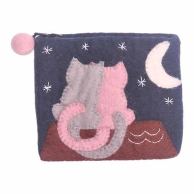 Portemonnee Poezen in Maanlicht Portemonnee Poezen in Maanlicht