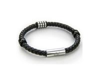 Monomen Men's Genuine Nappa Leather Bracelet MM10828SB - thumbnail