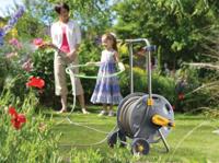 Tuinslanghaspel Plus compleet met 50m slang voorgemonteerd - thumbnail