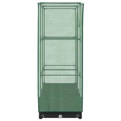 VidaXL Plantenbak verhoogd met kashoes 80x40x123 cm rattanlook