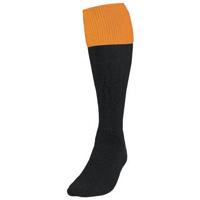 Precision voetbalsokken Turnover junior nylon oranje/zwart - thumbnail