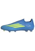 adidas F50 League Veterloze Gras / Kunstgras Voetbalschoenen (MG) Blauw Neongeel - thumbnail