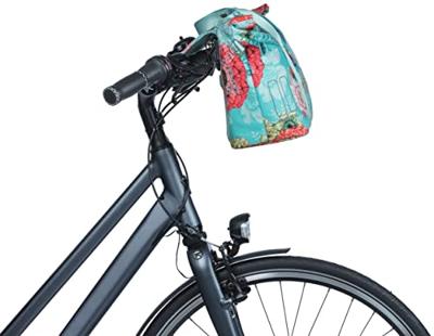 Basil bloom field fietshandtas mik-kf-hook, blauw, 8-11l - thumbnail