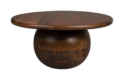 Dutchbone Ronde Salontafel 'Oblivian' Mangohout, 70cm