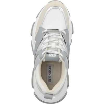 Steve Madden Progressive SM19000096-04005-04D Zilver / Wit-40 maat 40