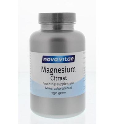 Nova Vitae Magnesium citraat poeder 250 Gram