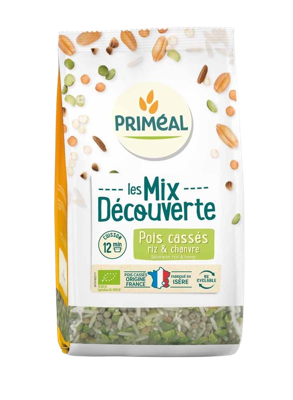 Primeal Mix met spliterwten, rijst & hennep bio 300 Gram