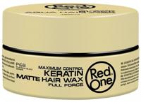 Red One Haar Styling Wax - 150 ml. - Keratin - Matte - Aqua Hair Gel Wax - thumbnail