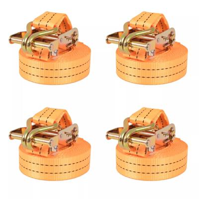Spanbanden 1 ton 6mx38mm oranje 4 st Spanbanden 1 ton 6mx38mm oranje 4 st