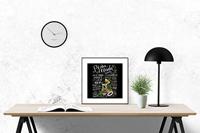 Kunstdruk Lily and Val - Pina Colada 30x30cm - thumbnail