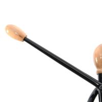 Kapstok 176 cm gepoedercoat ijzer zwart - thumbnail