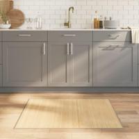 VidaXL Vloerkleed rechthoekig 80x100 cm bamboe lichtnaturel - thumbnail