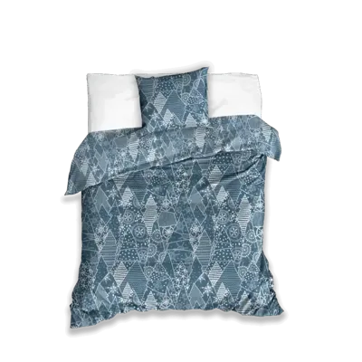 Carbotex Kerst Dekbedovertrek kerstbomen bos