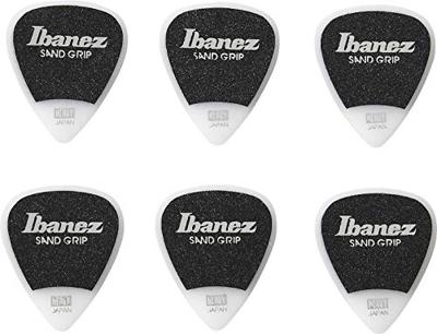 Ibanez PPA14HSGWH Grip Wizard Series Sand Grip plectrumset 6-pack teardrop wit heavy Ibanez PPA14HSGWH Grip Wizard Series Sand Grip plectrumset 6-pack teardrop wit heavy