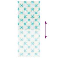 Doucherolgordijn 110x240 cm stofbreedte 106 cm - thumbnail